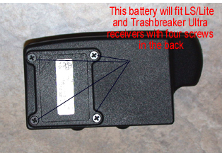 Collar Battery Ni-Cad (LS or Lite)